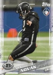 2019 Topps AAF Base Set Nick Novak #164 card
