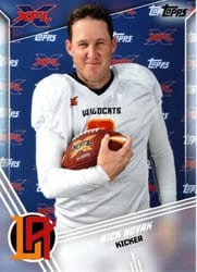 2020 Topps XFL Base Set Nick Novak #36 card