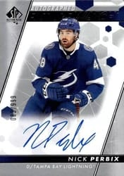 2022-23 SP Authentic Base Set Nick Perbix #156 card