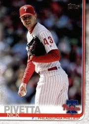 2019 Topps Base Set Nick Pivetta #45 card