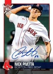 2021 Topps Big League Big League Autographs Nick Pivetta #BLA-NP card