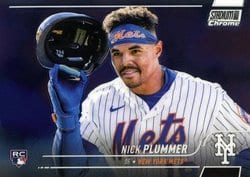 2022 Stadium Club Chrome Base Set Nick Plummer #340 card