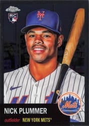 2022 Topps Chrome Platinum Anniversary Base Set Nick Plummer #82 card