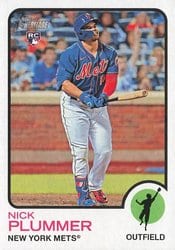 2022 Topps Heritage Base Set Nick Plummer #624 card