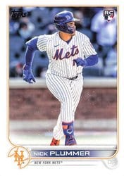 2022 Topps Update Base Set Nick Plummer #US247 card