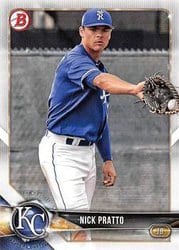 2018 Bowman Draft Base Set Nick Pratto #BD-98 card