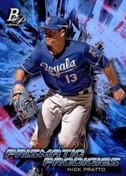 2018 Bowman Platinum Prismatic Prodigies Nick Pratto #PPP-8 card