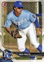 2018 Bowman Prospects Nick Pratto #BP81 card