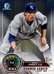2018 Bowman Scouts Top 100 Nick Pratto #BTP-64 card