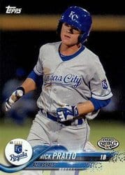 2018 Topps Pro Debut Base Set Nick Pratto #40 card