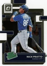 2022 Donruss Optic Rated Prospects Nick Pratto #RP-24 card