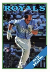 2023 Topps 1988 Topps Baseball (Series 2) Nick Pratto #2T88-25 card