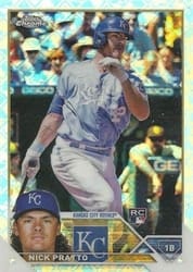 2023 Topps Chrome Logofractor Edition Base Set Nick Pratto #85 card