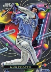 2023 Topps Cosmic Chrome Base Set Nick Pratto #17 card