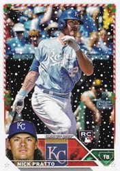 2023 Topps Holiday Base Set Nick Pratto #H6 card