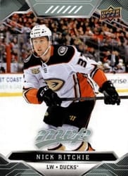 2019-20 Upper Deck MVP Base Set Nick Ritchie #59 card