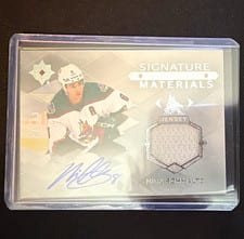 2023-24 Upper Deck Ultimate Collection Signature Materials Jersey Nick Schmaltz #UMS-NS card