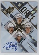 2024-25 SPx Force Autograph Parallel Nick Schmaltz #SF-KMCS card