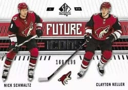 2019-20 SP Authentic Base Set Nick Schmaltz/Clayton Keller #118 card