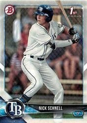 2018 Bowman Draft Base Set Nick Schnell #BD-44 card
