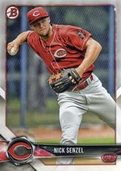 2018 Bowman Prospects Nick Senzel #BP120 card