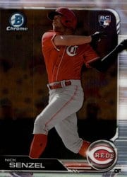 2019 Bowman Chrome Base Set Nick Senzel #98 card