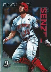 2020 Bowman Platinum Base Set Nick Senzel #38 card