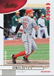 2020 Panini Absolute Base Set Nick Senzel #45 card
