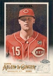 2020 Topps Allen & Ginter Chrome Base Set Nick Senzel #55 card