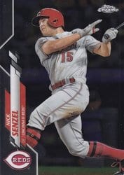 2020 Topps Chrome Base Set Nick Senzel #24 card