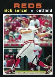 2020 Topps Heritage Base Set Nick Senzel #482 card