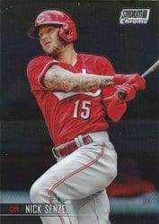 2021 Stadium Club Chrome Base Set Nick Senzel #105 card