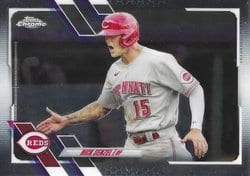 2021 Topps Chrome Base Set Nick Senzel #185 card