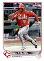 2022 Topps Mini Base Set Nick Senzel #US124 card