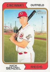 2023 Topps Heritage Base Set Nick Senzel #230 card