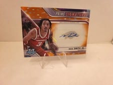 2022-23 Bowman University Chrome Prime Chrome Signatures Nick Smith Jr. #PCS-NS card