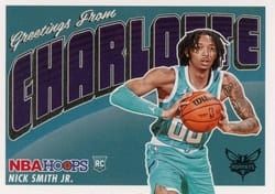 2023-24 Hoops Rookie Greetings Nick Smith Jr. #7 card