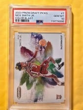2023 Panini Prizm Draft Picks Color Blast Nick Smith Jr. #7 card