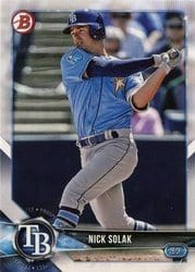 2018 Bowman Draft Base Set Nick Solak #BD-46 card