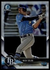 2018 Bowman Draft Nick Solak #BDC-46 card