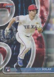 2020 Bowman's Best Base Set Nick Solak #36 card