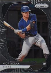 2020 Panini Prizm Base Set Nick Solak #232 card
