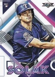2020 Topps Fire Base Set Nick Solak #135 card