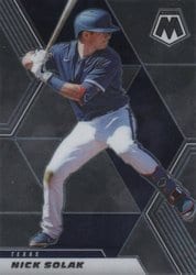 2021 Panini Mosaic Base Set Nick Solak #104 card