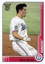 2021 Topps Big League Base Set Nick Solak #105 card