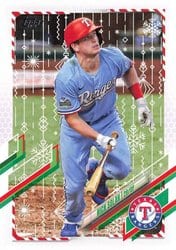 2021 Topps Holiday Base Set Nick Solak #HW14 card