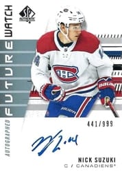 2019-20 SP Authentic Base Set Nick Suzuki #192 card
