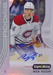 2019-20 Upper Deck Synergy Base Set Nick Suzuki #97 card