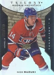 2019-20 Upper Deck Trilogy Base Set Nick Suzuki #112 card