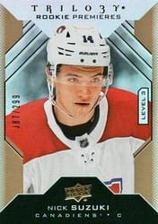 2019-20 Upper Deck Trilogy Base Set Nick Suzuki #145 card